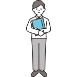 Male Office Worker SVG Icon